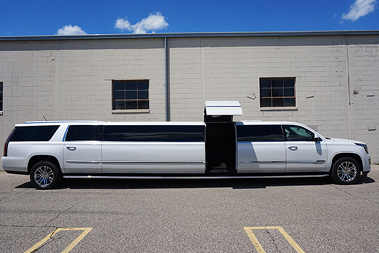 White limousine