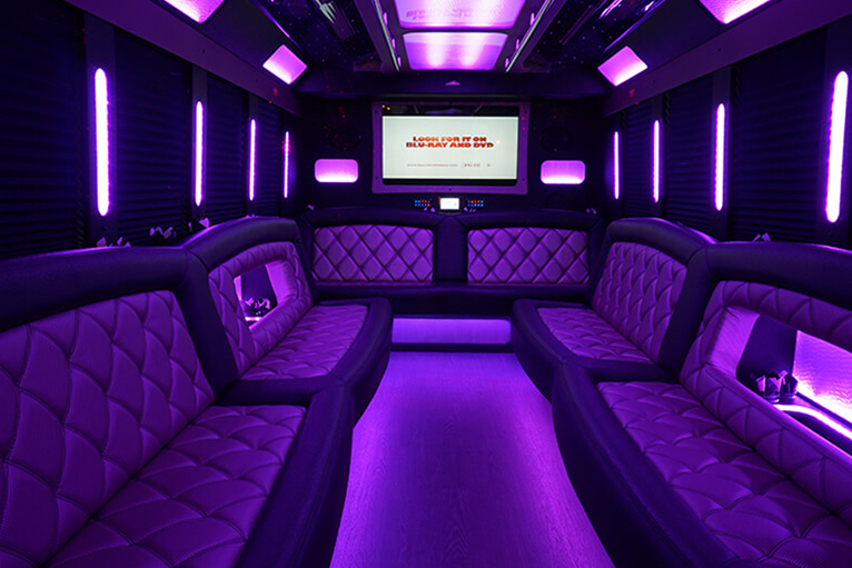 Ample party bus